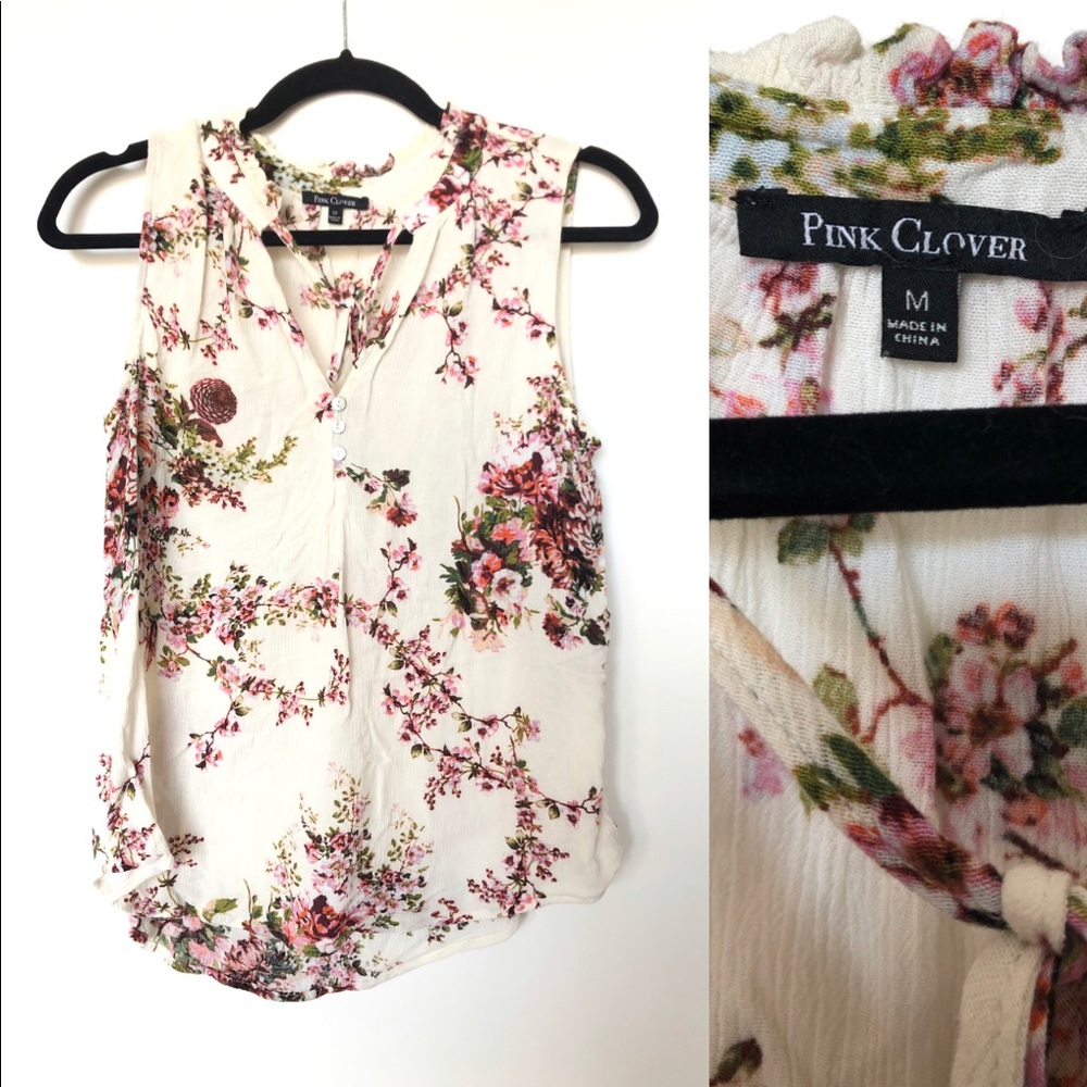 Pink Clover Tank Purchased from Stitch Fix
